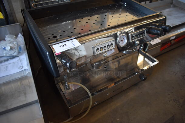 2010 Brasilia CADETTA-S-D-2 Stainless Steel Commercial Countertop 2 Group Espresso Machine w/ Steam Wand. 220 Volts. 28x20x19 - Image 2 of 7