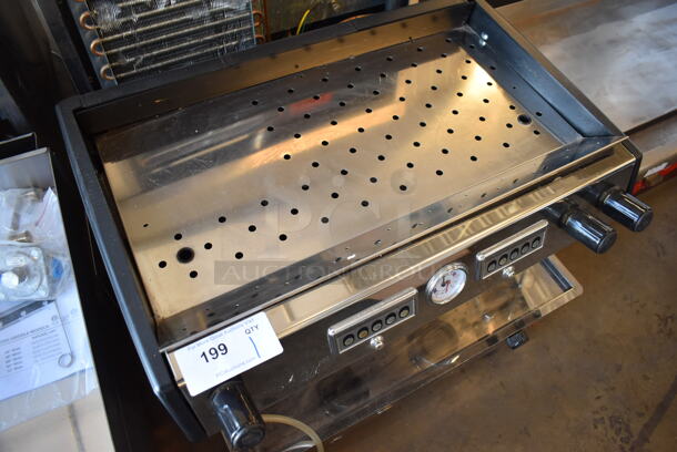 2010 Brasilia CADETTA-S-D-2 Stainless Steel Commercial Countertop 2 Group Espresso Machine w/ Steam Wand. 220 Volts. 28x20x19 - Image 3 of 7
