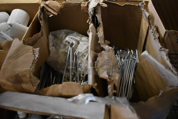 ALL ONE MONEY! Tier Lot of Various Items Including Receipt Paper Rolls, Faceshields, Air Freshener and Metal - Image 5 of 9