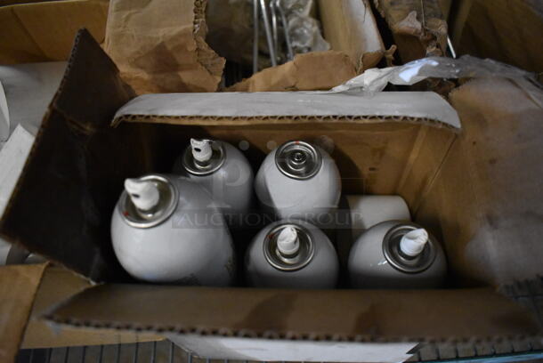 ALL ONE MONEY! Tier Lot of Various Items Including Receipt Paper Rolls, Faceshields, Air Freshener and Metal - Image 6 of 9