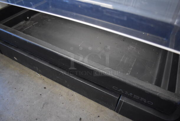 Cambro Black Poly Buffet Station w/ Sneeze Guard. 48x29x24 - Image 4 of 5