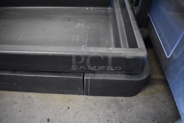 Cambro Black Poly Buffet Station w/ Sneeze Guard. 48x29x24 - Image 5 of 5