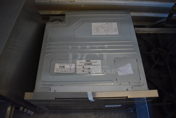 BRAND NEW! Sharp Stainless Steel Commercial Drawer Microwave Oven. 115 Volts, 1 Phase. 24x23x16 - Image 4 of 6