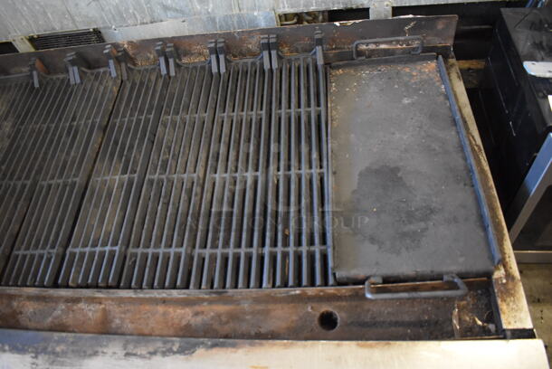 Wolf ACB60N Stainless Steel Commercial Countertop Natural Gas Powered Charbroiler Grill. 61x41x15 - Image 2 of 8