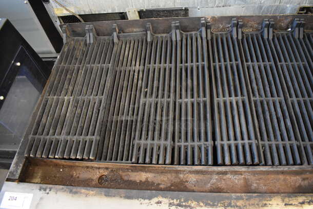 Wolf ACB60N Stainless Steel Commercial Countertop Natural Gas Powered Charbroiler Grill. 61x41x15 - Image 3 of 8