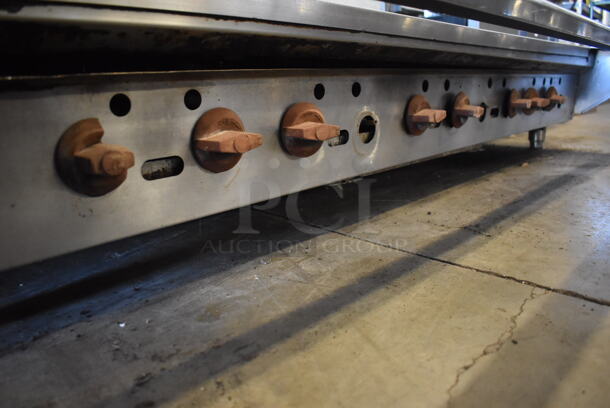 Wolf ACB60N Stainless Steel Commercial Countertop Natural Gas Powered Charbroiler Grill. 61x41x15 - Image 5 of 8