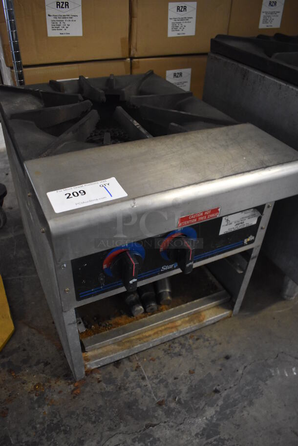 Star Max Stainless Steel Commercial Natural Gas Powered Single Burner Stock Pot Range. 18x24x20 - Image 5 of 7