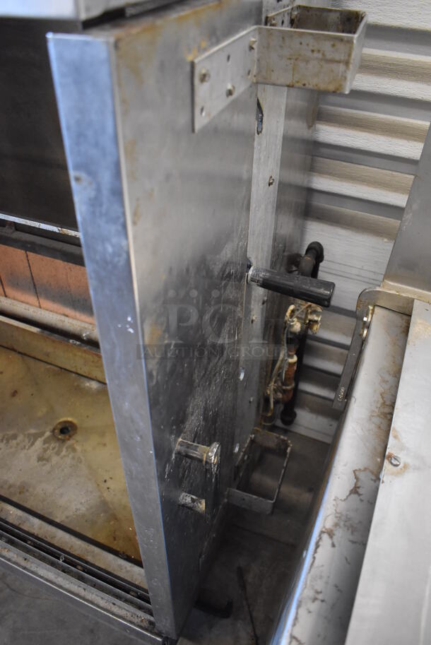American Range Stainless Steel Commercial Natural Gas Powered 4 Spit Rotisserie Oven. 48x26x58 - Image 4 of 5