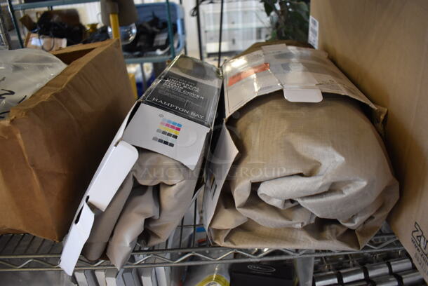 ALL ONE MONEY! Tier Lot of Various Items Including Hampton Bay High Back Chair Patio Covers and Wine Bottle Gift Bags - Image 4 of 7