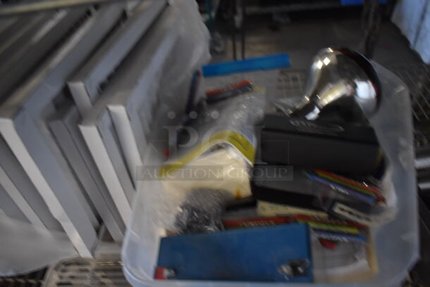 ALL ONE MONEY! Tier Lot of Various Items Including Filters and Part to Vertical Contact Toaster - Image 3 of 6