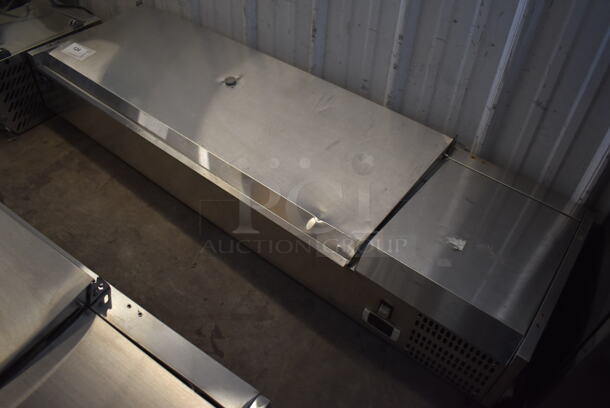 Arctic Air ACP55 Stainless Steel Commercial Countertop Refrigerated Rail. 115 Volts, 1 Phase. 55x16x10. Tested and Working! - Image 2 of 4