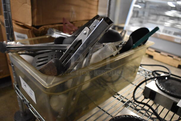 ALL ONE MONEY! Lot of Various Utensils In Poly Bin - Image 4 of 5