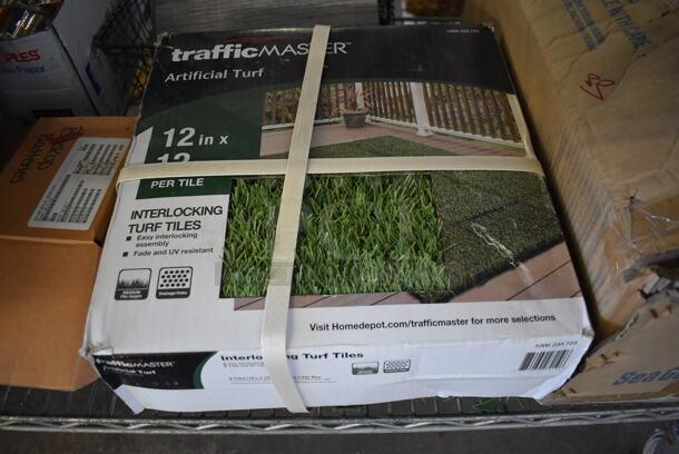 ALL ONE MONEY! Tier Lot of Various Items Including Crayons and Fake Turf Pieces - Image 4 of 7