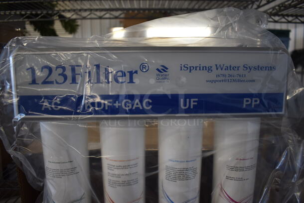 BRAND NEW IN BOX! 123Filter iSpring Water System Water Filtration System. 14x4x15 - Image 4 of 5