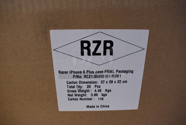 ALL ONE MONEY! Lot of 3 Boxes of BRAND NEW! Razer iPhone 6 Plus Cases. - Image 3 of 4
