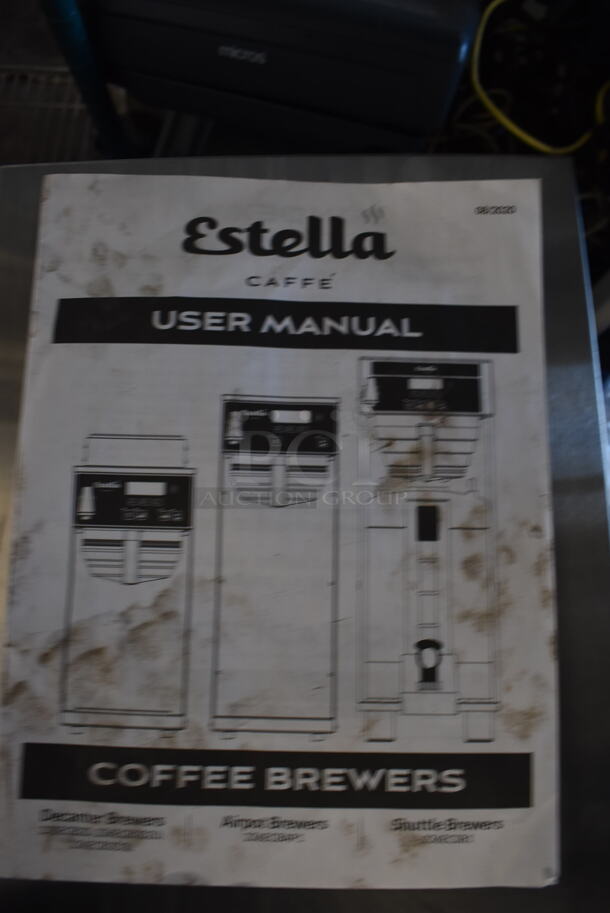 BRAND NEW! Estella Stainless Steel Commercial Countertop Coffee Machine w/ Hot Water Dispenser, Poly Brew Basket. 22x18x28 - Image 4 of 4
