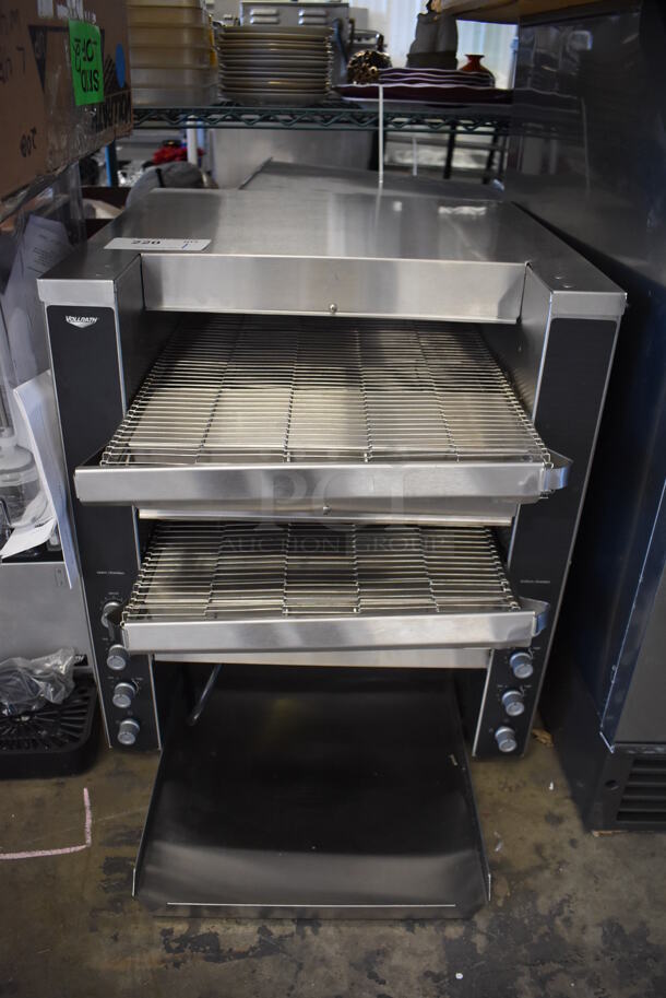 BRAND NEW SCRATCH AND DENT! Vollrath JT4HC Stainless Steel Commercial Countertop Electric Powered Double Conveyor Toaster Oven. 208 Volts, 1 Phase. 20x24x24. Tested and Working! - Image 1 of 6