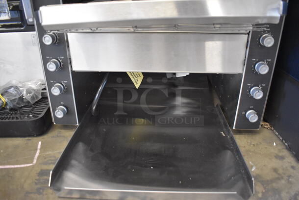 BRAND NEW SCRATCH AND DENT! Vollrath JT4HC Stainless Steel Commercial Countertop Electric Powered Double Conveyor Toaster Oven. 208 Volts, 1 Phase. 20x24x24. Tested and Working! - Image 5 of 6