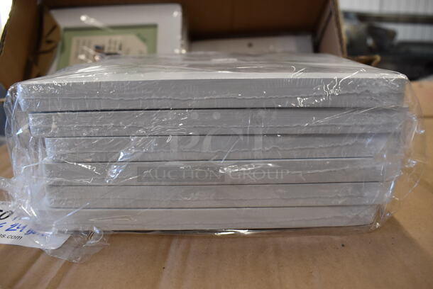 PALLET LOT OF 24 Boxes of 48 BRAND NEW Just a Frame Whitewash Finish Picture Frames w/ Chalk. 4x0.5x6. 24 Times Your Bid!  - Image 3 of 7