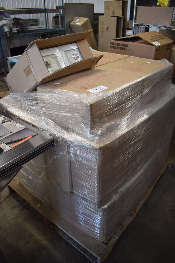 PALLET LOT OF 24 Boxes of 48 BRAND NEW Just a Frame Whitewash Finish Picture Frames w/ Chalk. 4x0.5x6. 24 Times Your Bid!  - Image 7 of 7