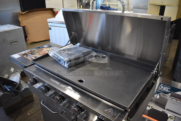 BRAND NEW! Members Mark Pro Series G70302/G70302-1 Stainless Steel Commercial 5 Burner Propane Gas Powered Flat Top Griddle Portable Grill on Commercial Casters. 68x25x42 - Image 5 of 9