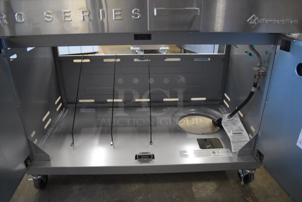BRAND NEW! Members Mark Pro Series G70302/G70302-1 Stainless Steel Commercial 5 Burner Propane Gas Powered Flat Top Griddle Portable Grill on Commercial Casters. 68x25x42 - Image 7 of 9