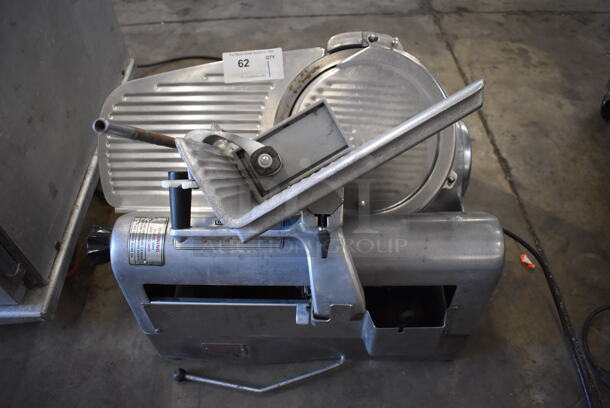 Hobart 1712 Stainless Steel Commercial Countertop Automatic Meat Slicer. 115 Volts, 1 Phase. 27x20x26. Tested and Working!