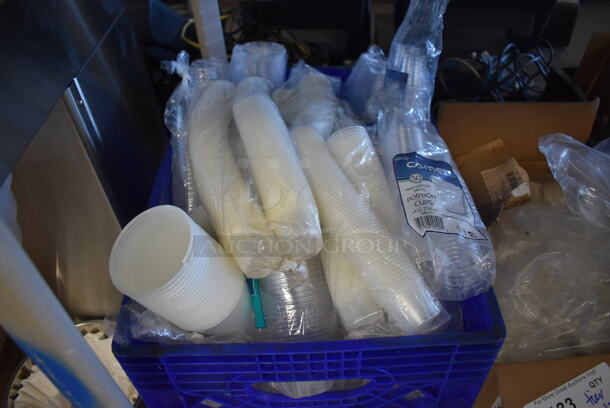 ALL ONE MONEY! Tier Lot of Various Items Including Plastic Lids and Various Plates - Image 4 of 5