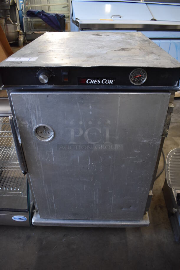 CresCor H3391813C Metal Commercial Warming Heated Cabinet on Commercial Casters. 120 Volts, 1 Phase. 23x30x37. Tested and Does Not Power On