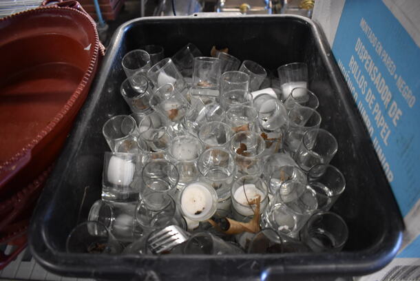 ALL ONE MONEY! Tier Lot of Various Items Including Poly Bins, Metal Baskets and Monogram Toilet Paper Dispenser - Image 4 of 5