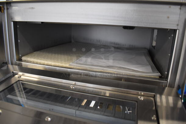 BRAND NEW! CMO-1 Stainless Steel Commercial Single Deck Electric Powered Pizza Oven. 120 Volts, 1 Phase. 23x20x11 - Image 3 of 5