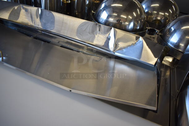BRAND NEW SCRATCH AND DENT! Avantco 178APT71HC Stainless Steel Commercial Sandwich Salad Prep Table Bain Marie Mega Top on Commercial Casters. 115 Volts, 1 Phase. 71x31x43. Tested and Working! - Image 9 of 10