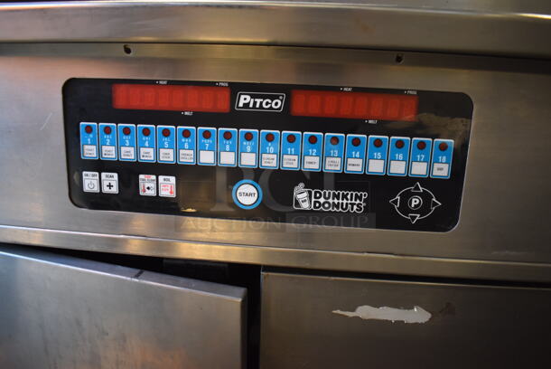Pitco Frialator DD24RUFM Stainless Steel Commercial Floor Style Natural Gas Powered Donut Fryer. 72,000 BTU. 30x43x56 - Image 3 of 7