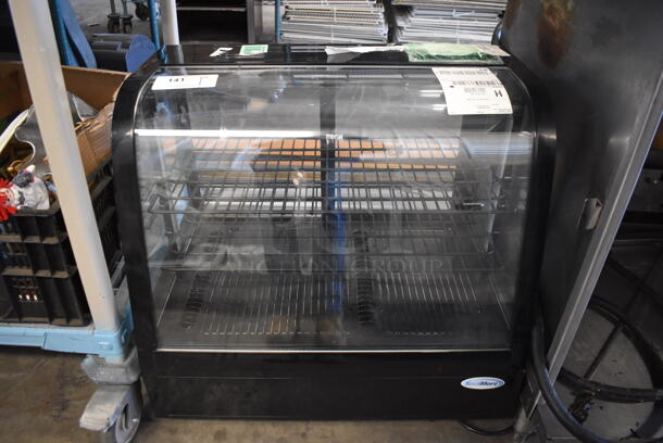 BRAND NEW! KoolMore Metal Commercial Countertop Display Case Merchandiser. Missing 1 Back Door. 27x16x26. Tested and Working! - Image 1 of 4