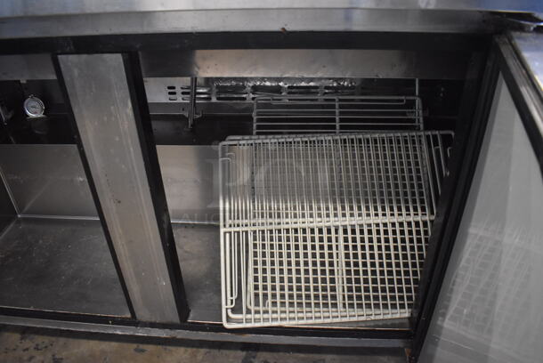 Turbo Air MST-72 Stainless Steel Commercial Sandwich Salad Prep Table Bain Marie Mega Top on Commercial Casters. 115 Volts, 1 Phase. 73x30x43. Tested and Powers On But Does Not Get Cold - Image 7 of 9