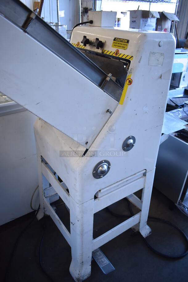 Oliver 797-32-NC Metal Commercial Floor Style Bread Loaf Slicer. 115 Volts, 1 Phase. 48x21x56. Tested and Working! - Image 6 of 7