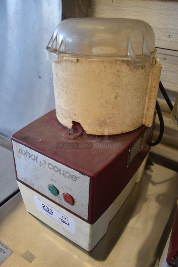 Robot Coupe Metal Commercial Countertop Food Processor w/ Bowl and S Blade. 8x11x17. Tested and Working! - Image 2 of 5