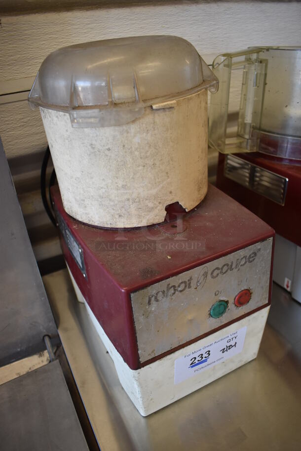 Robot Coupe Metal Commercial Countertop Food Processor w/ Bowl and S Blade. 8x11x17. Tested and Working! - Image 3 of 5