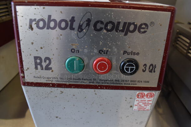Robot Coupe R2N Metal Commercial Countertop Food Processor w/ Bowl and S Blade. 120 Volts, 1 Phase. 8x11x17. Tested and Working! - Image 4 of 6