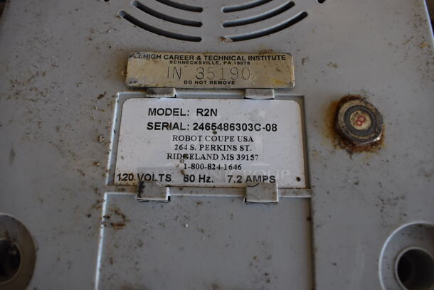 Robot Coupe R2N Metal Commercial Countertop Food Processor w/ Bowl and S Blade. 120 Volts, 1 Phase. 8x11x17. Tested and Working! - Image 6 of 6