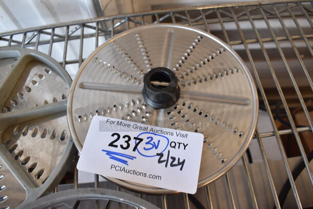 3 Various Metal Blades for Food Processor. 8x8x1.5, 7.5x7.5x2. 3 Times Your Bid! - Image 4 of 6