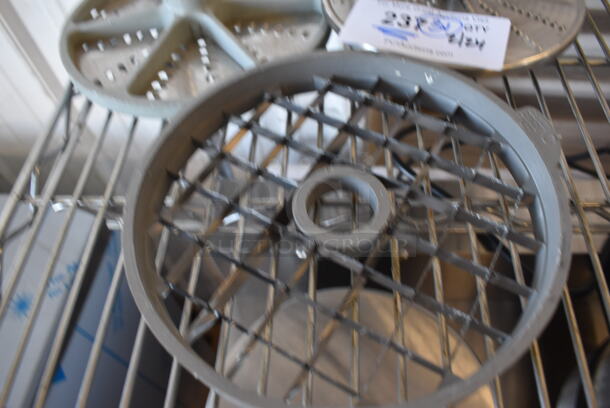 3 Various Metal Blades for Food Processor. 8x8x1.5, 7.5x7.5x2. 3 Times Your Bid! - Image 5 of 6