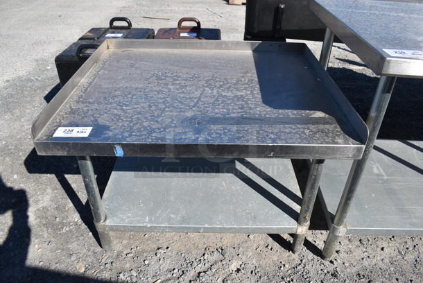 Stainless Steel Commercial Equipment Stand w/ Metal Under Shelf. 36x30x25 - Image 1 of 5