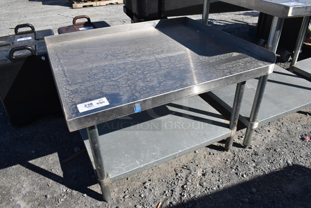 Stainless Steel Commercial Equipment Stand w/ Metal Under Shelf. 36x30x25 - Image 2 of 5