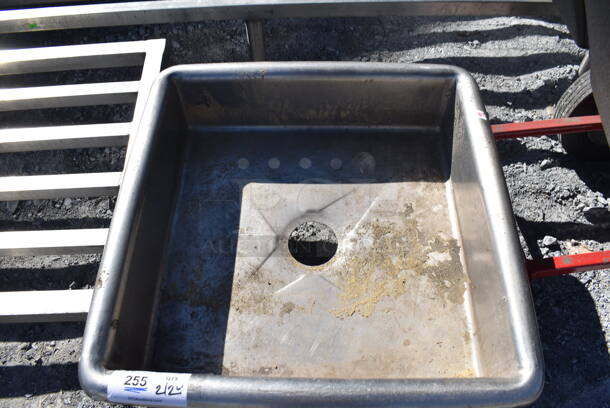 Metal Portable Sink Basin on Commercial Casters. 24x24x13 - Image 2 of 3