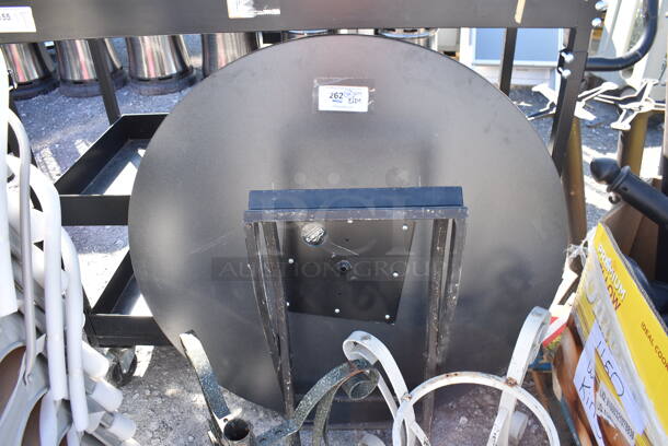 ALL ONE MONEY! Lot of 2 Bases, Serving Tray Stand and Round Tabletop - Image 3 of 4