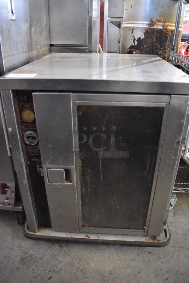 FWE Stainless Steel Commercial Single Door Undercounter Warming Holding Cabinet on Commercial Casters. 115 Volts, 1 Phase. 29.5x31x34. Tested and Working! - Image 1 of 6