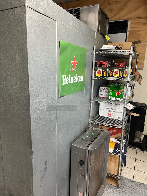 Norlake 6'x8' SELF CONTAINED Walk In Cooler Box w/ Apex XN050MA22D Condenser / Compressor. 208-230 Volts, 1 Phase. Picture of the Unit Before Removal Is Included In the Listing - Image 2 of 10