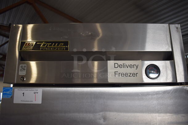 2013 True T-23F ENERGY STAR Stainless Steel Commercial Single Door Reach In Freezer w/ Poly Coated Racks on Commercial Casters. 115 Volts, 1 Phase. 27x30x84. Tested and Working! - Image 6 of 6