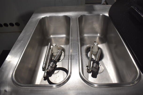 2012 Taylor C723-33 Stainless Steel Commercial Floor Style Air Cooled 2 Flavor w/ Twist Soft Serve Ice Cream Machine. 208-230 Volts, 3 Phase. 27x34x58 - Image 6 of 8